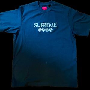 Supreme x Swarovski crystal t shirt.
